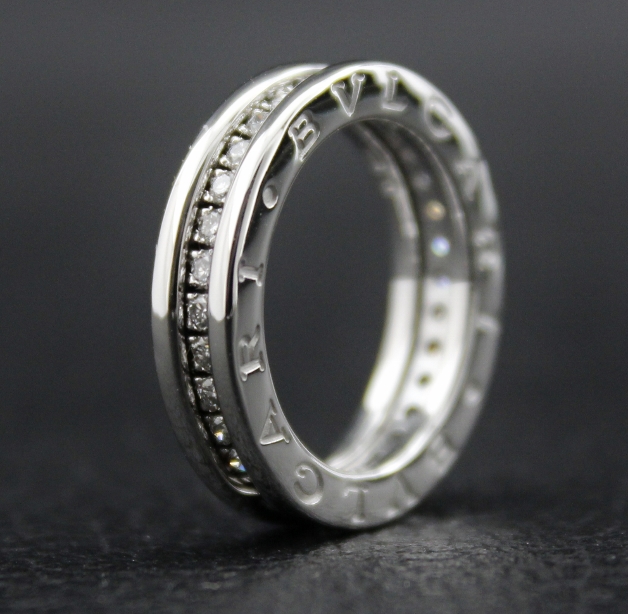 (image for) BVLGARI 18K WHITE GOLD B ZERO DIAMOND RING